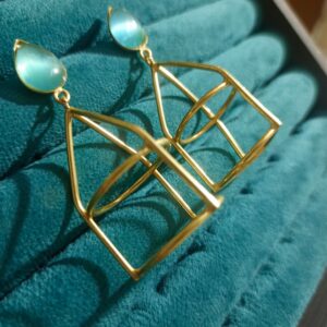 3D Drop Earrings